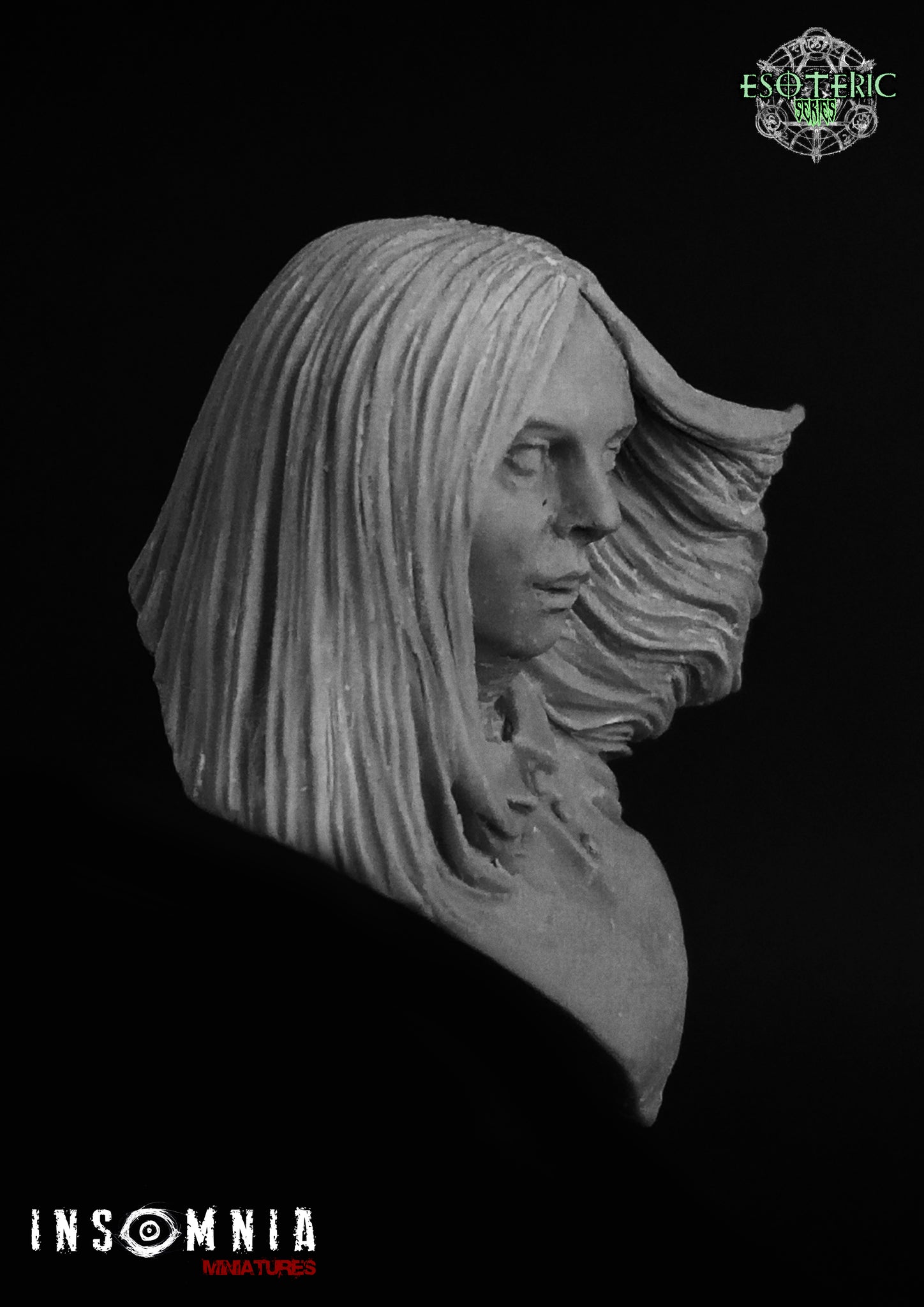 Lavinia - resin / miniature / bust / micro bust / Lovecraft / Dunwich ...