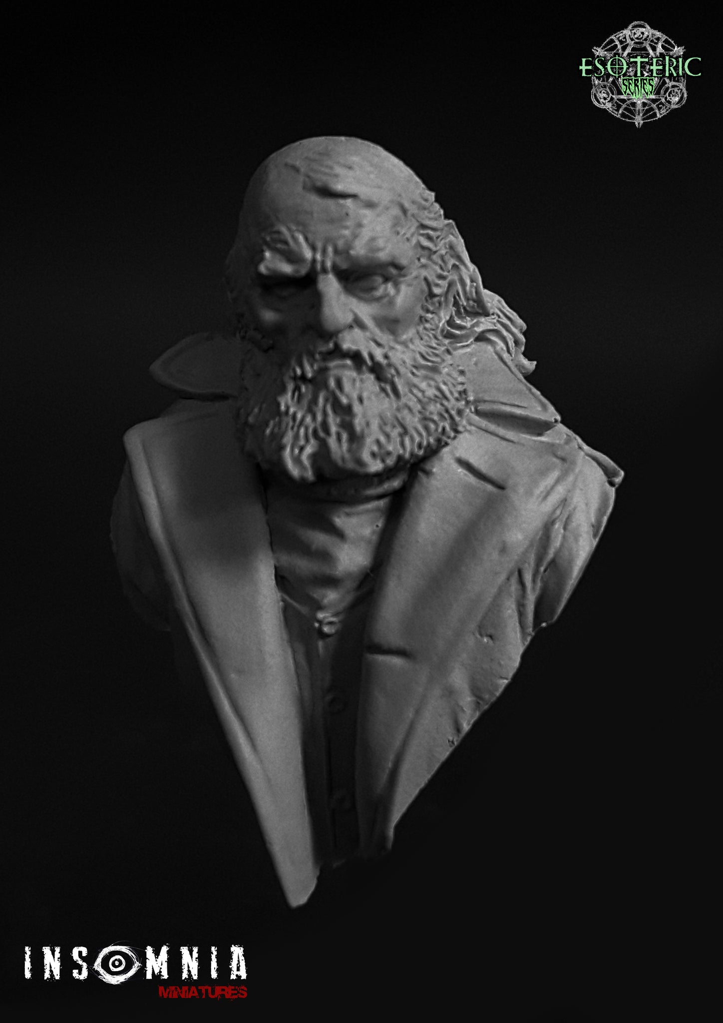 The Terrible Old Man Resin Miniature Bust Micro Bust the-terrible-old-man-resin-miniature-bust-micro-bust